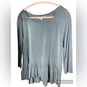 Loft Peplum Top